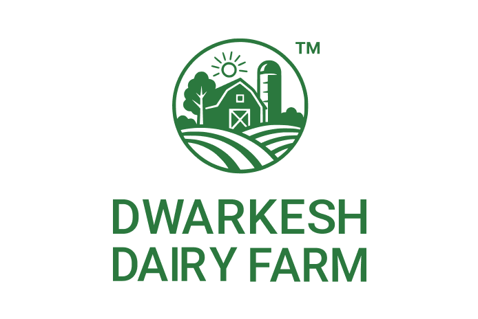 Dwarkesh Dairy Farm logo design
