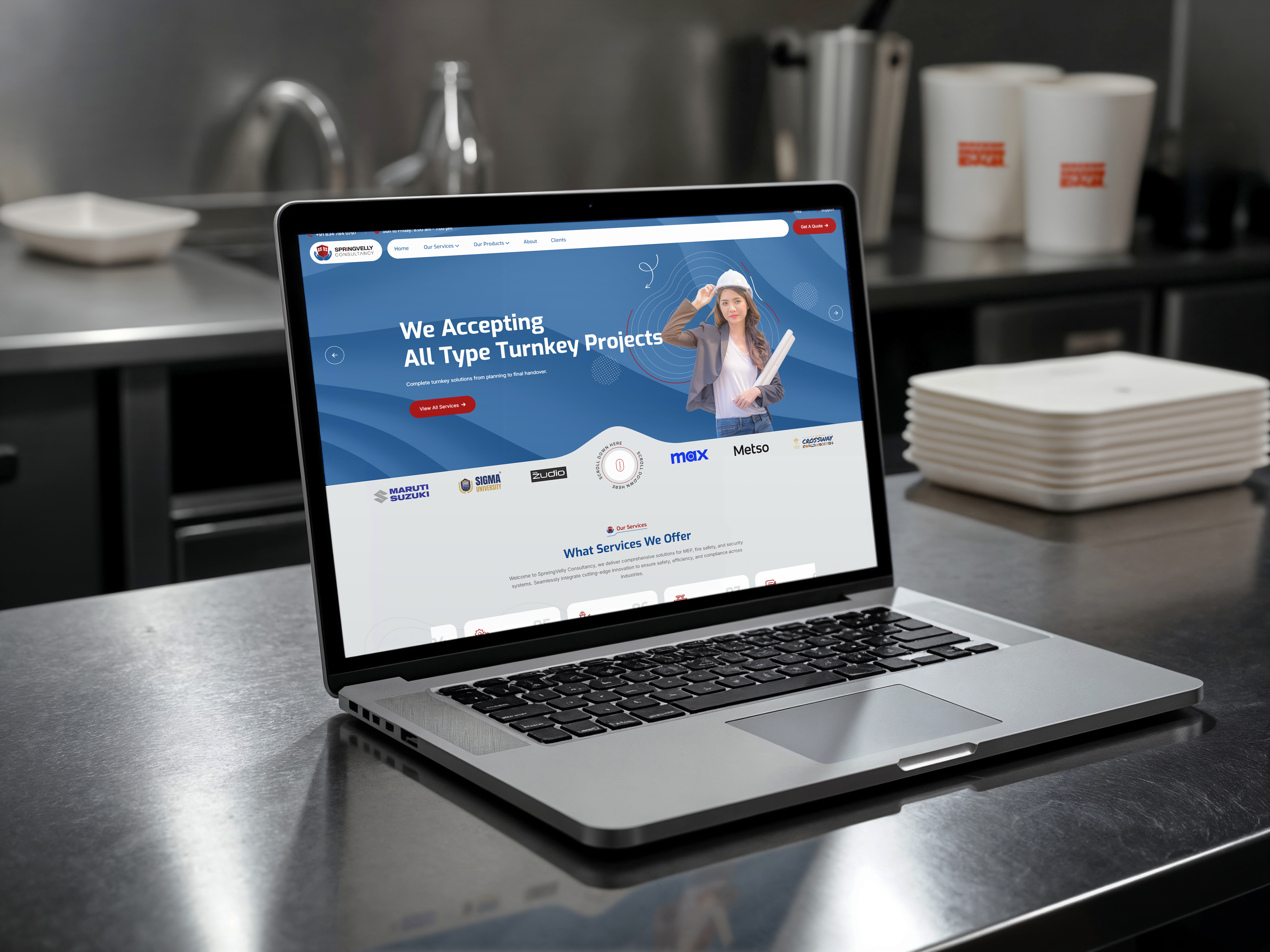 Springvelly Consultancy website design preview